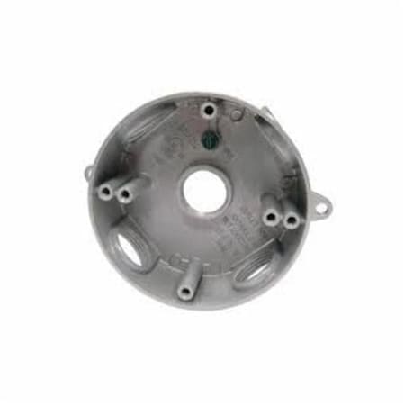 Mulberry Electrical Box, 15.3 cu in, Round Box Type, Aluminum, Round Shape 30316W